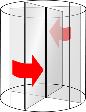 vrtljiva vrata T5 infinite